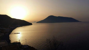 La frazione di Acquacalda a Lipari